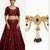  kamarpatta (waist belt)   kundan & agate stone   gold plated