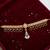 white kamarpatta (waist belt)   kundan & agate stone   gold plated