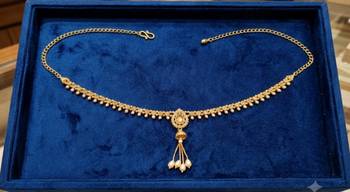 full lct kamarpatta (waist belt)   kundan & agate stone   gold plated 2