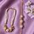 set of 2 gold toned & white pearls bhaiya bhabhi rakhi with roli chawal chandan mishri