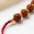 religious rudraksh thread rakhi with roli chawal chandan mishri
