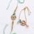 set of 2 artificial beads multicolor handmade bhaiya bhabhi rakhi with roli chawal