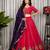 Rani Pink Vichitra Silk Blend Lehenga Choli with Dupatta