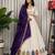 White Vichitra Silk Blend Lehenga Choli with Dupatta