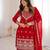 Embroidered Fox Georgette Straight Kurta Sharara and Dupatta Set