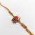 set of 3 multicolor mahadev divine thread rakhi with roli chawal chandan mishri