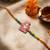 stylish artificial beads kids thread rakhi with roli chawal chandan mishri