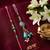 set of 2 multicolor artificial beads bhaiya bhabhi thread rakhi with roli chawal