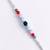 set of 2 purse design evil eye & beads bhaiya bhabhi rakhi with roli chawal