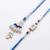 set of 2 evil eye hand design bhaiya bhabhi rakhi with roli chawal chandan mishri