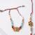 set of 2 multicolor artificial beads bhaiya bhabhi rakhi with roli chawal chandan