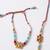 set of 2 multicolor artificial beads bhaiya bhabhi rakhi with roli chawal chandan