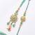set of 2 round artificial beads traditional bhaiya bhabhi rakhi with roli chawal