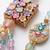 set of 2 artificial beads traditional bhaiya bhabhi rakhi with roli chawal chandan
