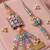 set of 2 artificial beads traditional bhaiya bhabhi rakhi with roli chawal chandan