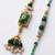 set of 2 green artificial beads traditional bhaiya bhabhi rakhi with roli chawal