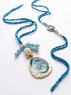 set of 2 blue evil eye traditional gold toned bhaiya bhabhi rakhi with roli chawal 3