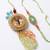 set of 2 artificial stones designer bhaiya bhabhi rakhi with roli chawal chandan