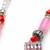 set of 2 artificial beads jhumka design bhaiya bhabhi rakhi with roli chawal