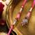set of 2 artificial beads jhumka design bhaiya bhabhi rakhi with roli chawal