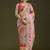 Multicolor silk blend printed saree with sequins work