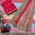 Multicolor silk blend printed saree with sequins work