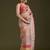 Multicolor silk blend printed saree with sequins work