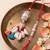 set of 2 multicolor artificial beads & sea shell bhaiya bhabhi rakhi with roli chawal