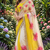 multicolor georgette printed saree with floral print