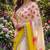 multicolor georgette printed saree with floral print