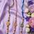 set of 3 multicolor artificial stones & beads thread rakhi with roli chawal chandan
