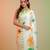 TIRCOLOR silk blend printed saree with abstract print