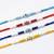 set of 4 multicolor evil eye thread rakhi with roli chawal chandan mishri