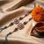 set of 2 white pearls thread rakhi with roli chawal chandan mishri