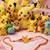 kids pikachu pokemon cartoon yellow & red thread rakhi with roli chawal chandan mishri