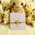 kids pikachu pokemon cartoon yellow & red thread rakhi with roli chawal chandan mishri