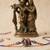 radha krishna multicolor artificial beads thread rakhi with roli chawal chandan mishri