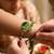 kids hulk character artificial beads thread rakhi with roli chawal chandan mishri