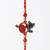kids spider man character artificial beads thread rakhi with roli chawal chandan