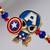 kids avengers character artificial beads thread rakhi with roli chawal chandan mishri