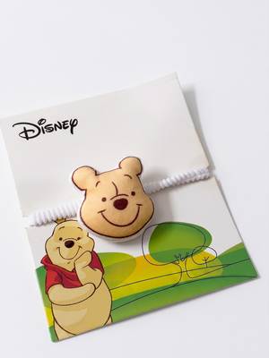 kids pooh character artificial beads rakhi with roli chawal chandan mishri 2