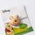 kids pooh character artificial beads rakhi with roli chawal chandan mishri