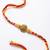 artificial beads decorative om design religious thread rakhi with roli chawal chandan