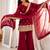 Maroon heavy embroidered crunchy silk kurta set with bell bottom