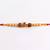 om design rudraksh thread rakhi with roli chawal chandan mishri