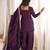 Women's Gorgeous Embroidery Roman Silk Fabric Straight Kurta Shalwar and Dupatta Set