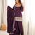 Women's Gorgeous Embroidery Roman Silk Fabric Straight Kurta Shalwar and Dupatta Set
