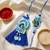 set of 2 peacock design bhaiya bhabhi rakhi with roli chawal chandan mishri