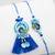 set of 2 peacock design bhaiya bhabhi rakhi with roli chawal chandan mishri