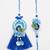 set of 2 peacock design bhaiya bhabhi rakhi with roli chawal chandan mishri